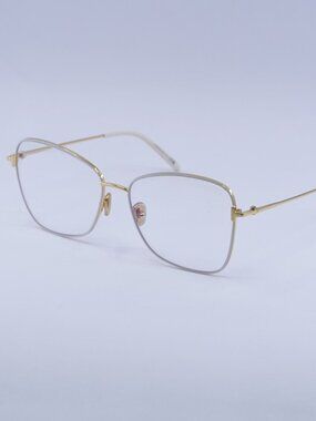Tom Ford FT5906-B 025 Eyeglasses Ivory/Gold 55mm Butterfly Frame